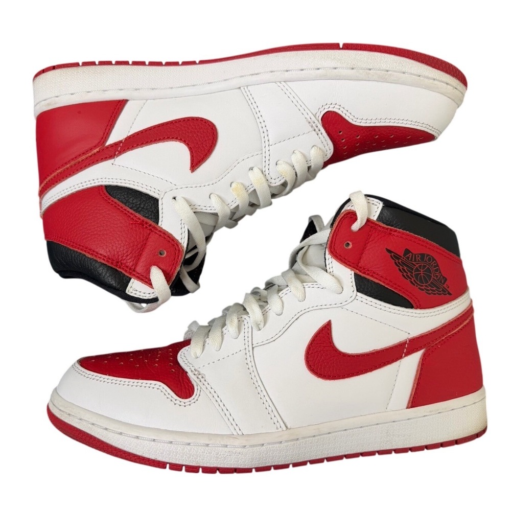 Nike Air Jordan 1 Retro High OG Chicago White Red‎ Black Size 10 555088-161